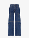 Rag & Bone Cailyn Relaxed-fit Straight-leg High-rise Jeans In Ari