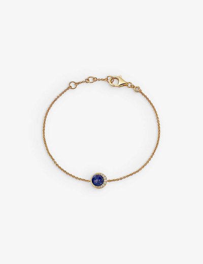 Astley Clarke Womens Yellow Gold Vermeil Luna 18ct Yellow Gold-plated Vermeil Sterling-silver And La