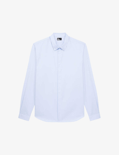 THE KOOPLES MENS SKY REGULAR-FIT LONG-SLEEVE COTTON SHIRT