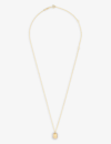 PDPAOLA ZODIAC VIRGO 18CT YELLOW GOLD-PLATED 925 STERLING-SILVER NECKLACE