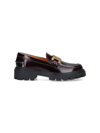 Tod's 'kate' Loafers In Brown