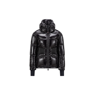 Moncler Doudoune Courte Rochers In Black