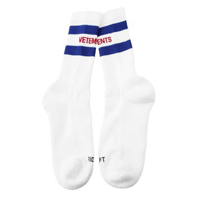 Vetements White Logo Socks