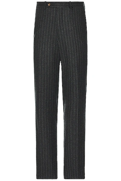 Bally Fox Brothers Trousers In Grey Melange