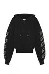OFF-WHITE EYELET DIAGS OVER HOODIE