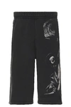 Off-white Off White™ Black Bermuda Shorts S.matthew In Black