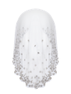 Nds The Label Crystal Mini Veil In White