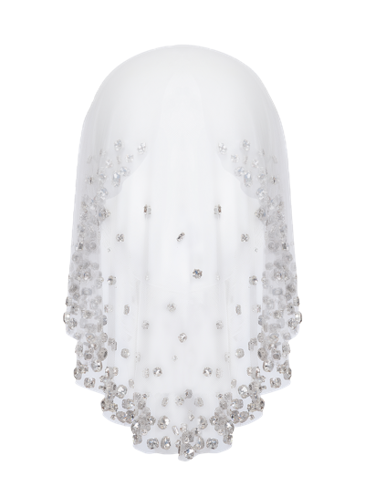 Nds The Label Crystal Mini Veil In White