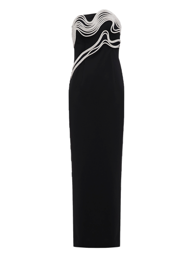Nds The Label Crystal Embellished Maxi Dress In Black