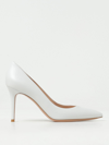 Gianvito Rossi White Patent Gianvito Pumps In White