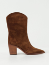 Gianvito Rossi 70mm Denver Suede Cowboy Boots In Brown