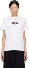 OFF-WHITE WHITE SLIM T-SHIRT