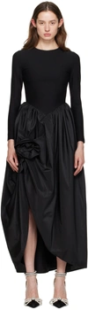 SLEEPER BLACK AURORA MAXI DRESS
