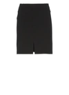 Pinko Mini-jupe En Maille Roma In Black