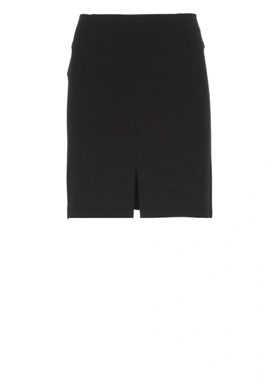 Pinko Mini-jupe En Maille Roma In Black