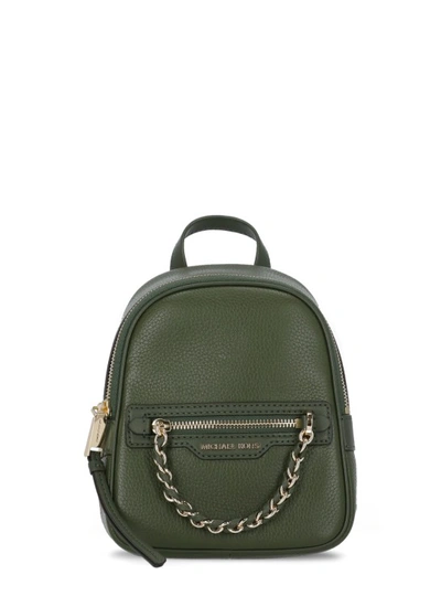 Michael Michael Kors Elliot Leather Backpack In Grey