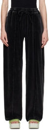 Alexander Wang T Alexanderwang.t Drawstring Track Pants In 095a Washed Pepper