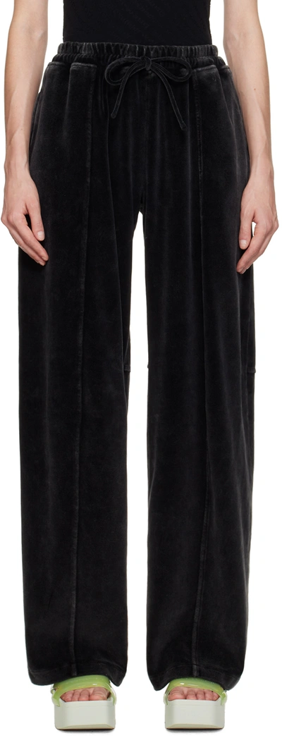 Alexander Wang T Alexanderwang.t Drawstring Track Pants In Black