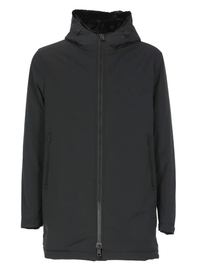 Herno Metropolitan Parka In Black