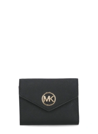 Michael Michael Kors Carmen Small Wallet In Black