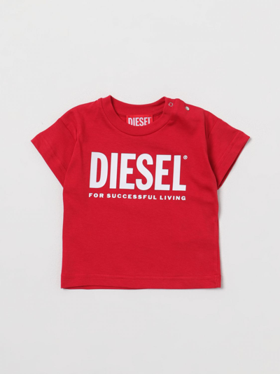Diesel Babies' T恤  儿童 颜色 红色 In Red