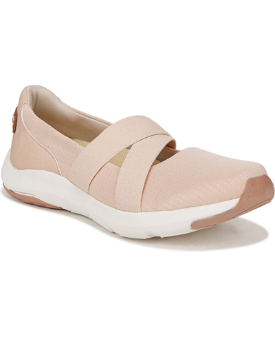 Ryka Women's Endless Mary Janes In Blush Beige Fabric