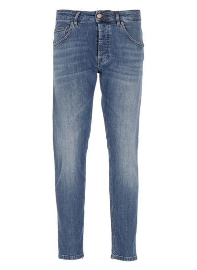 Don The Fuller Blue Cotton Jeans & Pant In Grey