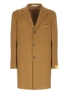 Tagliatore Single-breasted Wool-blend Coat In Brown