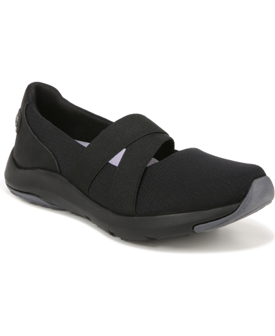 Ryka Endless Womens Arch Support Man Made Slip-on Sneakers In Black