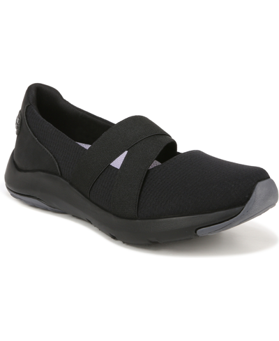 Ryka Rykä Endless Mary Jane Slip-on In Black Fabric