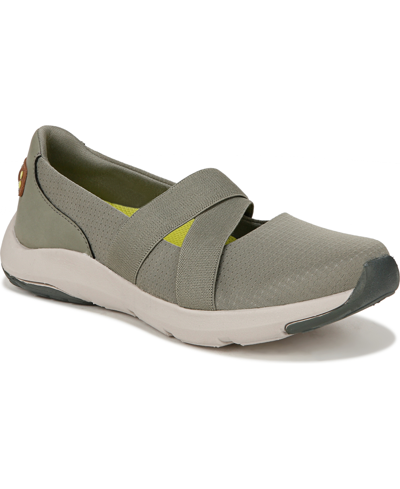 Ryka Women's Endless Mary Janes In Vetiver Green Fabric