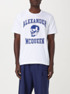 Alexander Mcqueen T-shirt Varsity In White