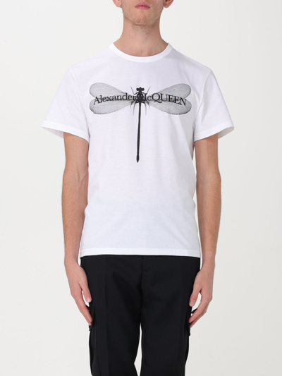 ALEXANDER MCQUEEN T-SHIRT ALEXANDER MCQUEEN MEN COLOR WHITE,F09562001