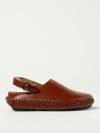 Hereu Cargol" Shearling Slingback In Leather