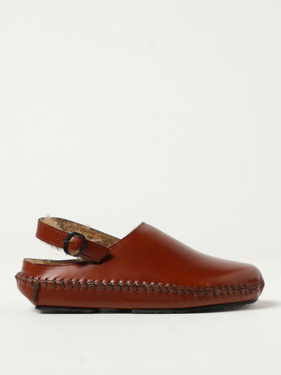 Hereu Flache Schuhe  Damen Farbe Leder In Leather