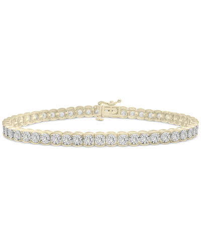 Macy's Diamond Tennis Bracelet (2 Ct. T.w.) In 10k Gold, Created For  In Yellow Gold