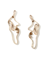 Nectar Nectar New York Sharp Silhouette Gold Dangle Earrings In Gold