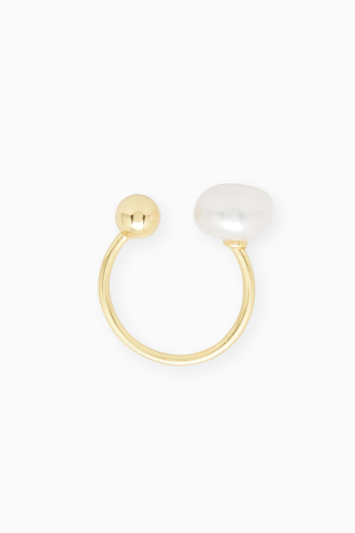Cos Gold Vermeil Freshwater Pearl Ring
