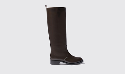 Scarosso Sofia Brown - Woman Boots Brown In Brown_calf