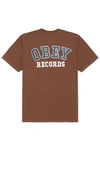 OBEY RECORDS TEE