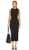 Varley Florian Knit Dress In Black