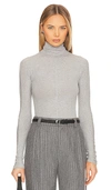 The Line By K Blixa Top In Heather Grey