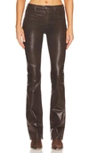 L Agence Marty Flare In Espresso Coated