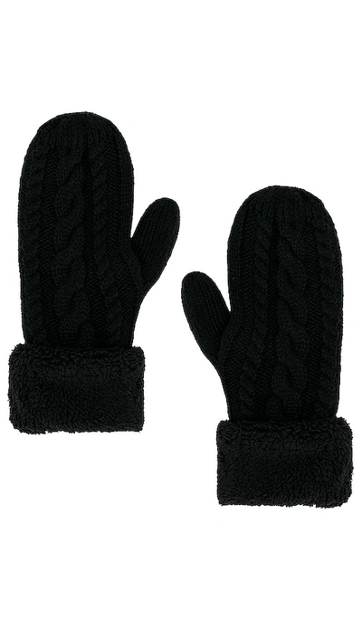 Hat Attack Flurry Lined Mitten In Black
