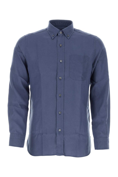 Tom Ford Buttoned Long In Blue