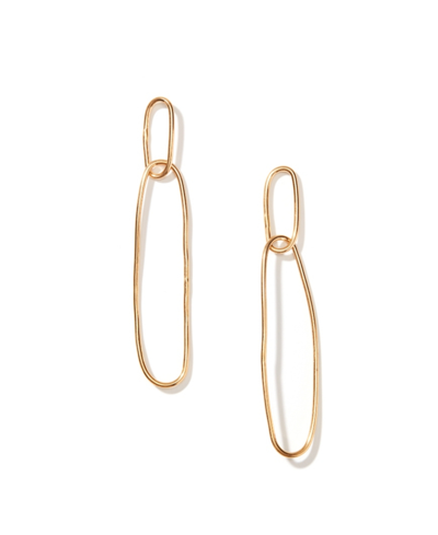 Nectar Nectar New York Link Dangle Earrings In Gold