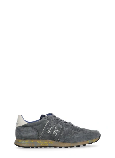 Premiata Eric Suede Trainers In Grey