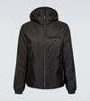 Prada Re-nylon Down Jacket In Black