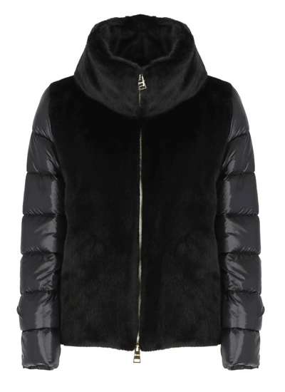 Herno Bomber Jacket In Schwarz