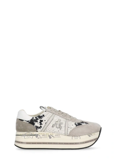 Premiata Woman Sneaker Beth In Neutrals